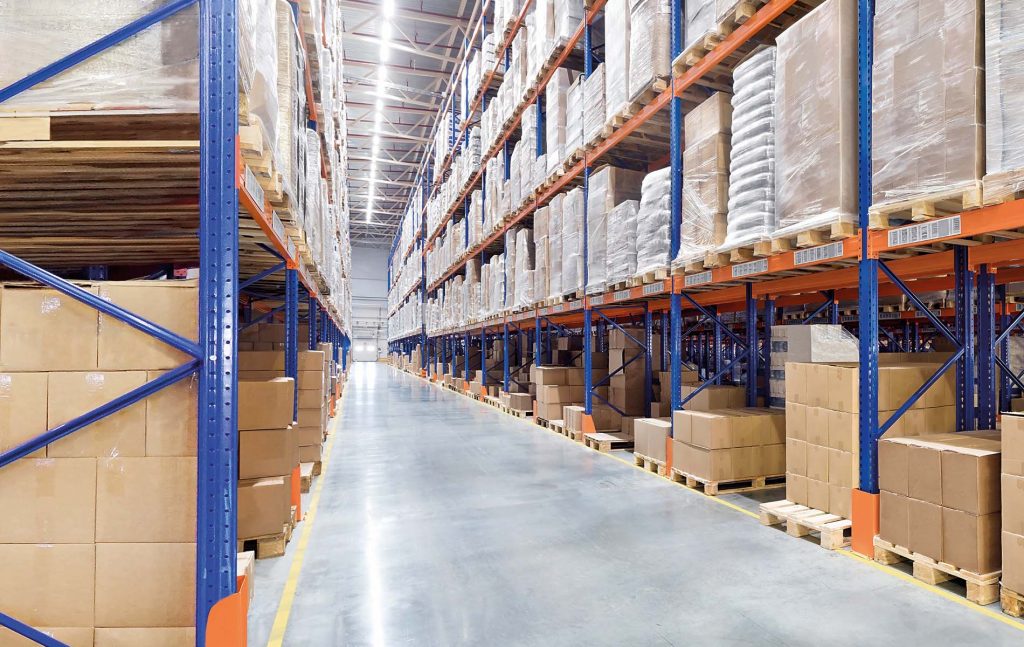 warehouse picking area stock count
